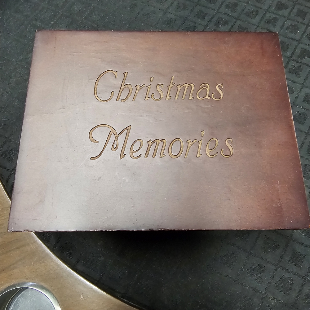 Christmas Memories Wooden Box